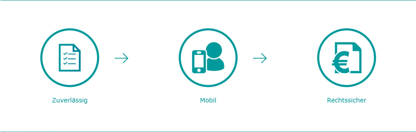 Zuverlässig - Mobil - Rechtssicher